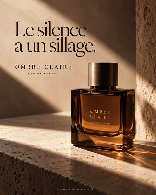 Visuel Ombre Claire, création fictive